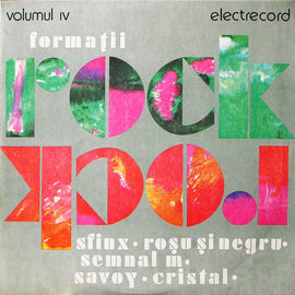 Various – Formații Rock - Volumul IV  (1980)     LP