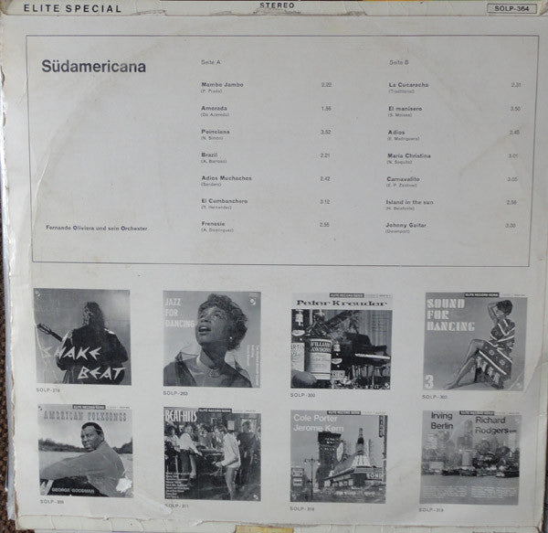 Fernando Oliviera Und Sein Orchester ‎– Südamericana  (1965)