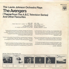 The Laurie Johnson Orchestra ‎– The Avengers (Theme From The A.B.C. Television Series) And Other Favourites  (1967)