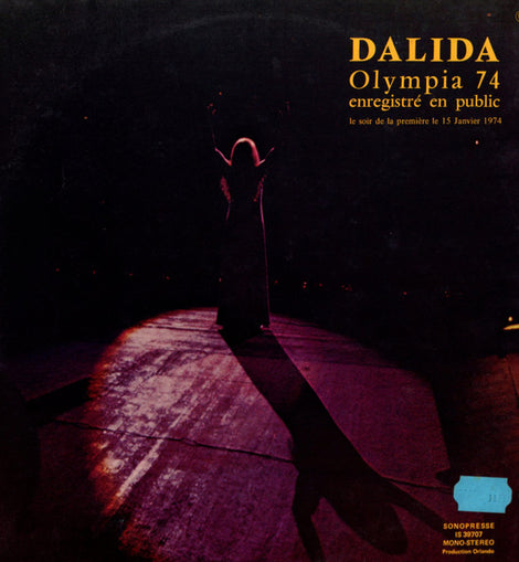 Dalida ‎– Olympia 74  (1974)     LP