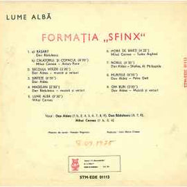 Sfinx ‎– Lume Albă