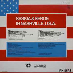 Saskia & Serge ‎– Saskia & Serge In Nashville, U.S.A.  (1977)