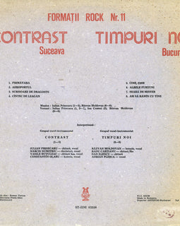 Contrast / Timpuri Noi ‎– Formații Rock Nr. 11  (1989)