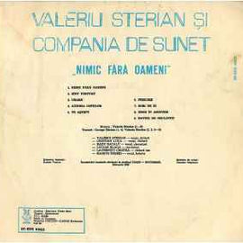 Valeriu Sterian și Compania de Sunet ‎– Nimic Fără Oameni  (1989)