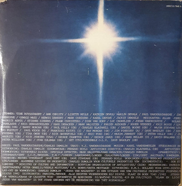Various ‎– Jezus van Nazareth (Musical)  (1982)