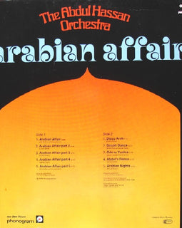 The Abdul Hassan Orchestra* ‎– Arabian Affair  (1978)     LP