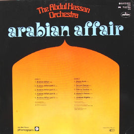 The Abdul Hassan Orchestra* ‎– Arabian Affair  (1978)     LP