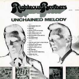 The Righteous Brothers ‎– Unchained Melody  (1973)     LP