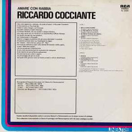 Riccardo Cocciante ‎– Amare Con Rabbia  (1976)