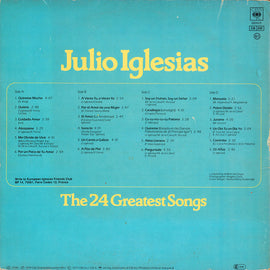 Julio Iglesias ‎– The 24 Greatest Songs  (1979)