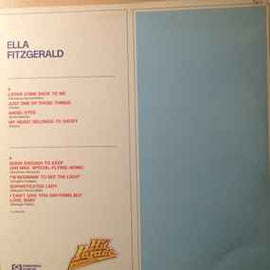 Ella Fitzgerald ‎– Ella Fitzgerald  (1982)
