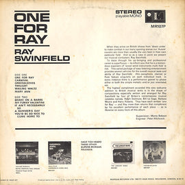 Ray Swinfield – One For Ray  (1968)     LP