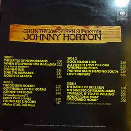 Johnny Horton ‎– Country & Western Superstar  (1973)