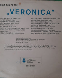 Temistocle Popa – Muzică Din Filmul „Veronica”  (1972)     LP