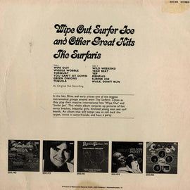 The Surfaris – Wipe Out, Surfer Joe And Other Great Hits  (1974)    LP