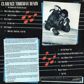 Clarence 'Frogman' Henry* ‎– The Legendary Clarence 'Frogman' Henry  (1983)