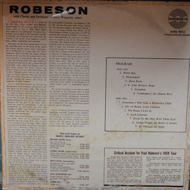 Paul Robeson ‎– Robeson  (1958)     LP