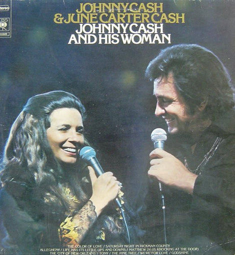 Johnny Cash & June Carter Cash ‎– Johnny Cash And His Woman  (1973)     LP