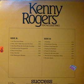 Kenny Rogers – For The Good Times-Greatest Hits  (1989)