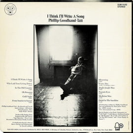 Phillip Goodhand-Tait – I Think I'll Write A Song  (1971)     LP