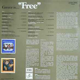 Kilaidonis*, Loizos*, Markopoulos*, Moutsis*, Savopoulos*, Theodorakis*, Vamvakaris*, Xarhakos* ‎– Greece is... "Free"
