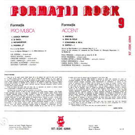 Grupul Pro Musica* / Grupul Accent* ‎– Formații Rock 9  (1986)