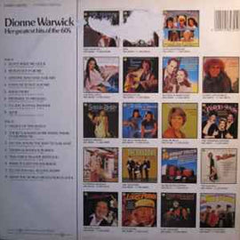 Dionne Warwick ‎– Her Greatest Hits Of The 60's  (1983)