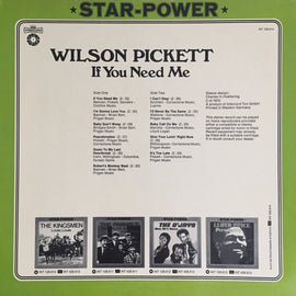 Wilson Pickett ‎– If You Need Me  (1976)