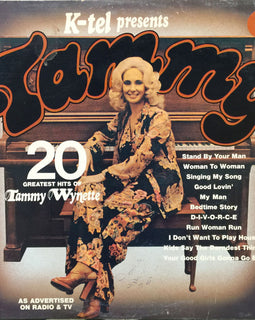 Tammy Wynette ‎– Tammy - 20 Greatest Hits  (1976)     LP