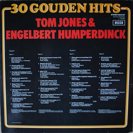 Tom Jones & Engelbert Humperdinck ‎– 30 Gouden Hits     LP