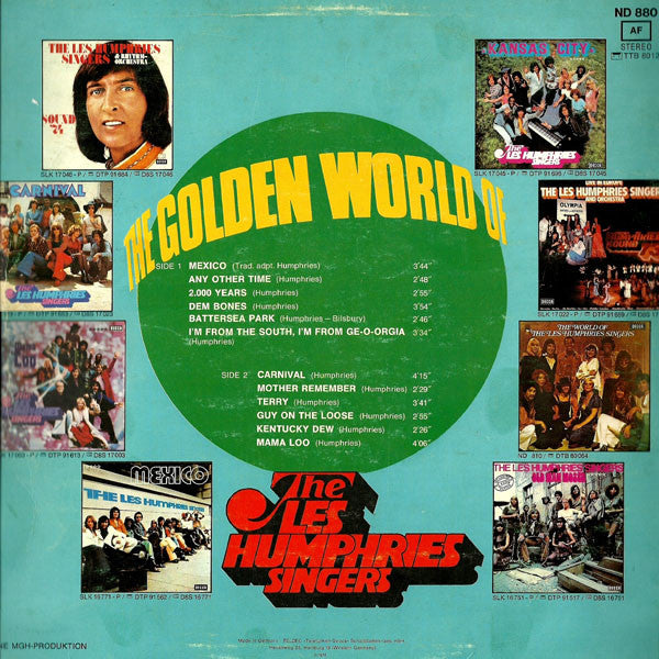 The Les Humphries Singers* ‎– The Golden World Of The Les Humphries Singers  (1974)