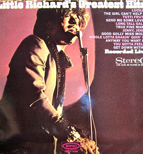 Little Richard ‎– Little Richard's Greatest Hits (Recorded Live)  (1967)     LP