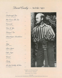 David Qualey – Awhile Ago  (1982)     LP
