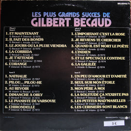 Gilbert Bécaud – Les Plus Grands Succès De Gilbert Bécaud  (1976)     LP