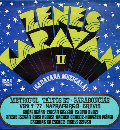 Various – Zenés Karaván II (Caravana Muzicală)  (1980)     LP