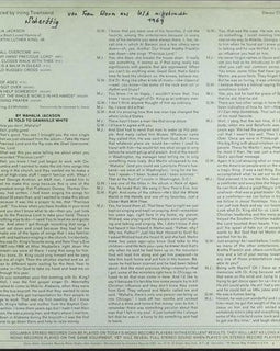 Mahalia Jackson ‎– Mahalia Jackson Sings The Best-Loved Hymns Of Dr. Martin Luther King, Jr.  (1968)