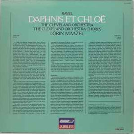 Ravel*, Lorin Maazel, Cleveland Orchestra*, Cleveland Orchestra Chorus* ‎– Daphnis Et Chloe   (1982)