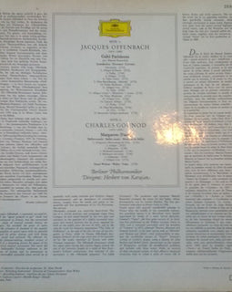 Offenbach* / Gounod* - Berlin Philharmonic Orchestra* • Herbert von Karajan ‎– Gaîté Parisienne (Excerpts) / Ballet Music And Waltz From Faust