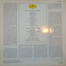 Offenbach* / Gounod* - Berlin Philharmonic Orchestra* • Herbert von Karajan ‎– Gaîté Parisienne (Excerpts) / Ballet Music And Waltz From Faust