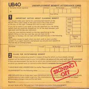 UB40 ‎– Signing Off  (1980)     LP