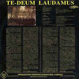 Te-Deum Laudamus* ‎– Coral Bărbătesc Religios  (1992)