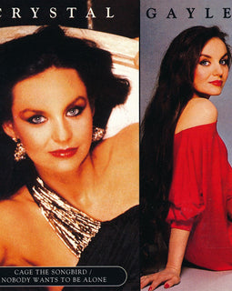Crystal Gayle – Cage The Songbird / Nobody Wants To Be Alone  (1997)     CD