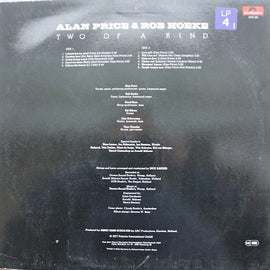 Alan Price & Rob Hoeke ‎– Two Of A Kind  (1977)     LP