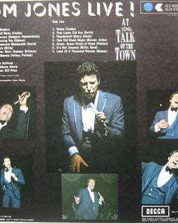 Tom Jones – Tom Jones Live! At The Talk Of The Town     LP