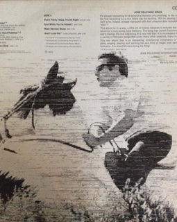 Jose Feliciano* ‎– Sings  (1972)     LP