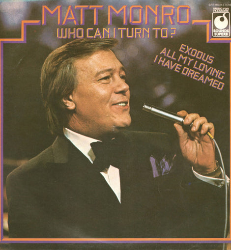 Matt Monro – Who Can I Turn To?  (1975)     LP