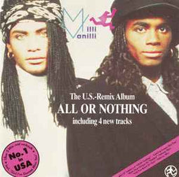 Milli Vanilli ‎– All Or Nothing - The U.S. Remix Album  (1989)     CD