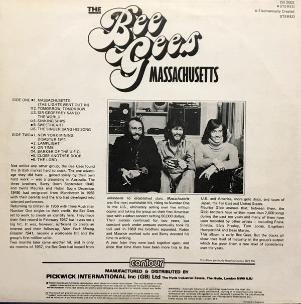The Bee Gees* ‎– Massachusetts  (1978)