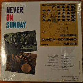 Manos Hadjidakis ‎– Never On Sunday = Nunca En Domingo / Original Sound Track Music)  (1983)