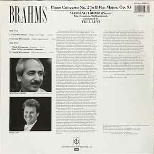 Brahms*, Martino Tirimo, London Philharmonic Orchestra*, Yoel Levi ‎– Piano Concerto No 2  (1989)